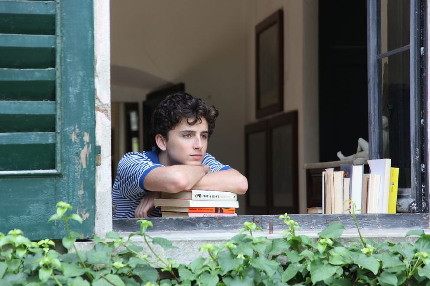 Timothee Chalamet plays a 17-year-old boy who becomes romantically involved with a 24-year-old man in the film "Call Me By Your Name." The film has been called an "erotic triumph" and "strikingly mistimed." (Associated Press)