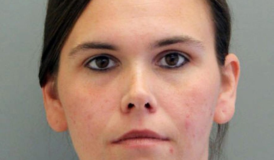 This undated photo provided by the Nassau County District Attorney's Office shows Brittney Schmidt. Schmidt and Vincent Fina, who fraudulently pocketed thousands of dollars in donations for a 5-year-old boy with cancer could be looking at three years in prison after missing a court sentencing Wednesday, Dec. 13, 2017, where they were expected to receive probation. (Nassau County District Attorney's Office)