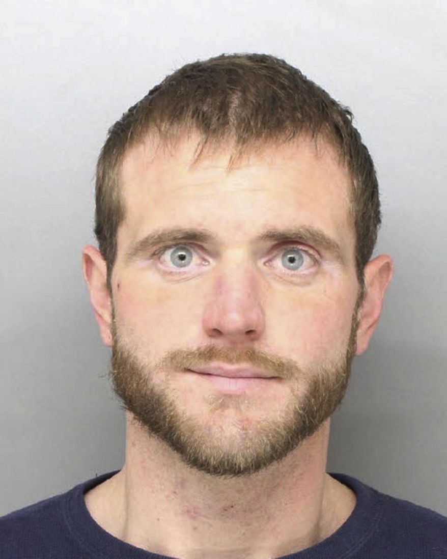 This Dec. 11, 2017 photo provided by the Hamilton County Sheriff's Office shows Daniel Stolz, a holiday "porch pirate" who was charged with theft in connection with the removal of multiple packages from the front porch of a house. (Hamilton County Sheriff's Office via AP)