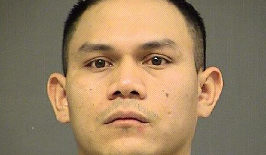 This undated photo provided by the Washington County Sheriff's office shows Felipe De Jes Jimenez-Interian. Jes Jimenez-Interian, who is wanted on charges of rape and sex abuse charges and was last seen on Nov. 29, 2017, when he walked away from Washington County Restitution Center and never returned. (Washington County Sheriff's Office via AP)