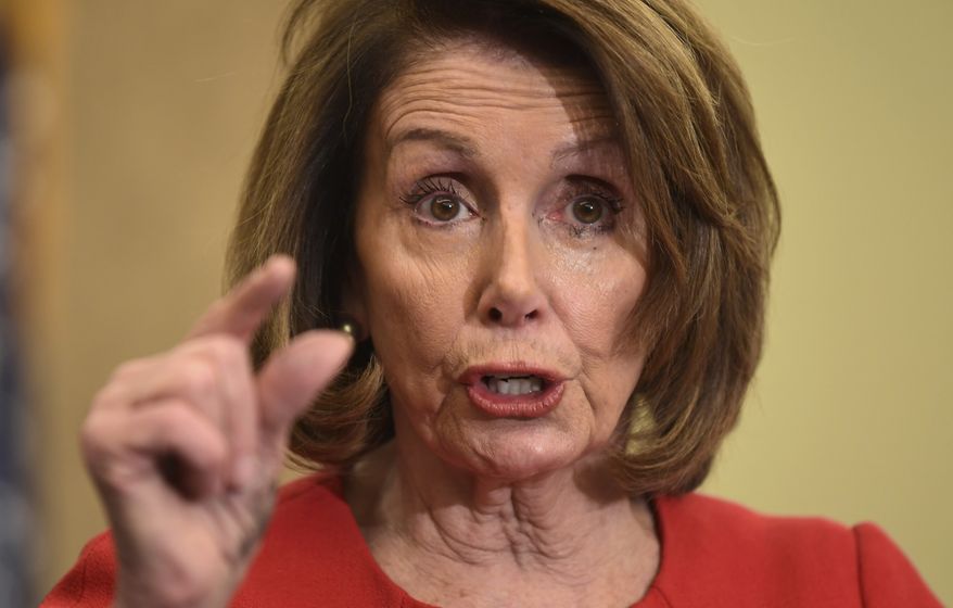 House Minority Leader Nancy Pelosi of Calif., speaks on Capitol Hill in Washington, Wednesday, Dec. 20, 2017, about the reauthorization of the Children's Health Insurance Program (CHIP). (AP Photo/Susan Walsh)