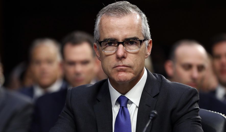 Deputy FBI Director Andrew McCabe has been a target of President Trump&#x27;s criticism about the FBI&#x27;s handling of the Hillary Clinton email investigation and a source of tension between the White House and Attorney General Jeff Sessions. (Associated Press/File)