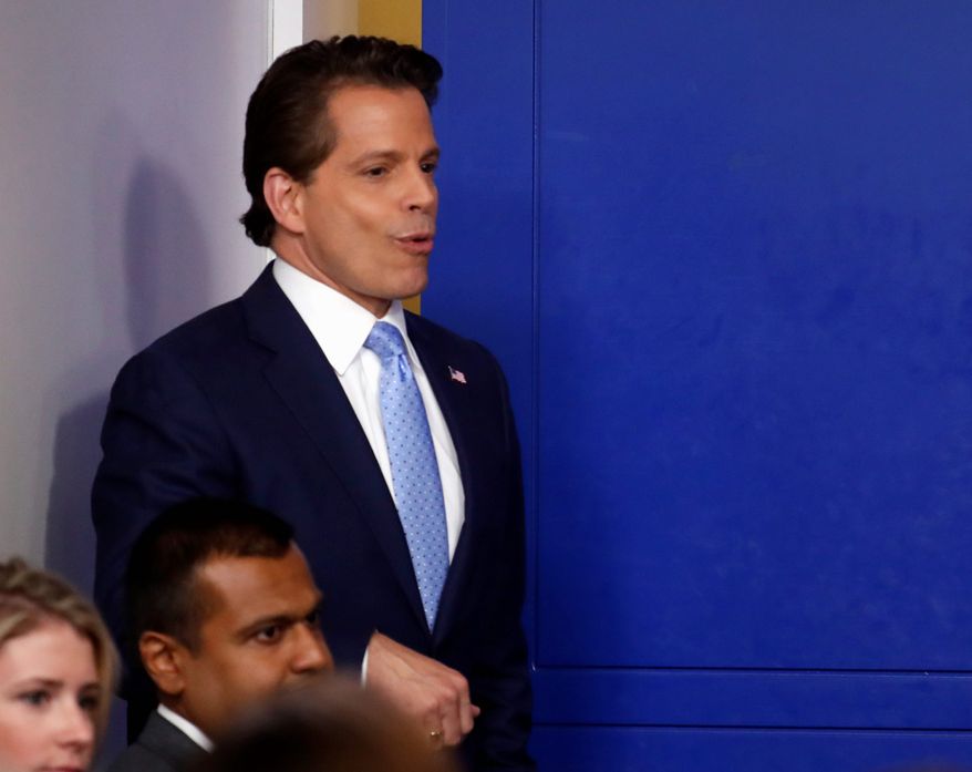 Anthony Scaramucci served as White House communications director during perhaps the most tumultuous time in a year of multiple staff shake-ups. Sources say the turmoil is primarily a product of President Trump, a frenetic, demanding boss who prides himself on shunning ways of Washington. (Associated Press/File)