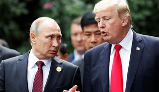 Russian President Vladimir Putin didn&#39;t care about a victory by Donald Trump or Hillary Clinton in the U.S. presidential election, according to a consensus. Moscow&#39;s goal was to sow doubt in the integrity of the Democratic process. (Associated Press/File)