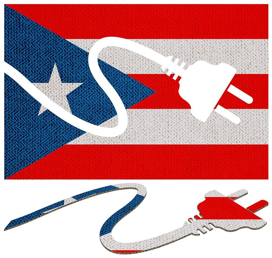 Puerto Rico Power Problems Illustration by Greg Groesch/The Washington Times