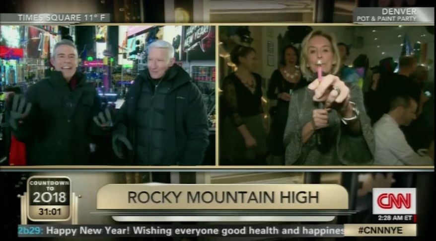 CNN host Anderson Cooper said Tuesday night that he was as "surprised" as everyone else who watched the network's controversial New Year's Eve coverage of a pot party in Colorado. (CNN)