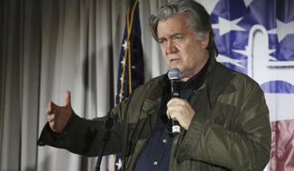 Steve Bannon is quoted extensively dishing dirt on President Trump and his family members in &quot;Fire and Fury: Inside the Trump White House.&quot; (Associated Press/File)