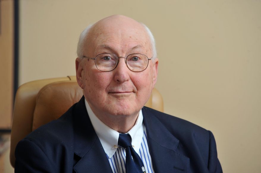 In this Jan. 25, 2012, photo provided by The Anniston Star, former Anniston Star publisher, H. Brandt Ayers, sits for a portrait in Anniston, Ala. Ayers is being accused of spanking female employees while he was a newsroom executive decades ago. The former editor and publisher at The Anniston Star, used a metal ruler to hit a young female employee in the newsroom in the mid-1970s and had a reputation for spanking other women, according to published reports. (Bill Wilson/The Anniston Star via AP)