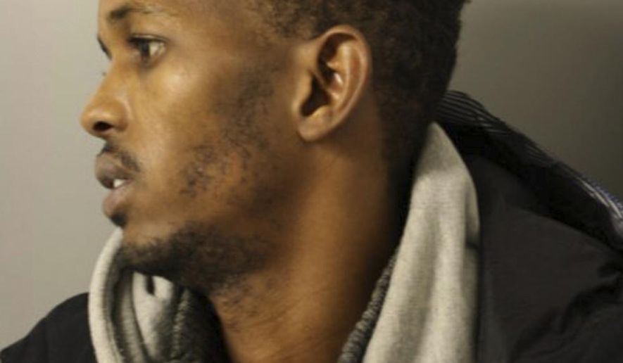 This photo provided by Shelburne police shows Abukar Ibrahim. Police say Ibrahim used a machete to attack a woman in her 70s, Friday, Jan. 5, 2018, as she delivered meals to a motel being used as emergency housing for the homeless. The woman was sent to a hospital with multiple injuries and later released. Police say Ibrahim barricaded himself in a room for 2½ hours after the attack before coming out. He was being held at the Chittenden Regional Correctional Facility. (Shelburne Police via AP)