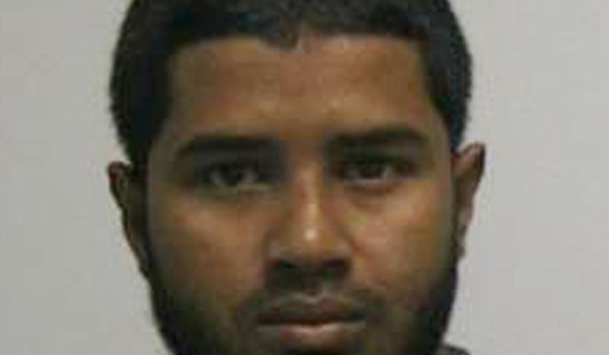 This undated photo provided by the New York City Taxi and Limousine Commission shows Akayed Ullah, the suspect in the explosion near New York&#x27;s Times Square on Monday, Dec. 11, 2017. Ullah is suspected of strapping a pipe bomb to his body and setting off the crude device in a passageway under 42nd Street between Seventh and Eighth Avenues, injuring himself and a few others. (New York City Taxi and Limousine Commission via AP)