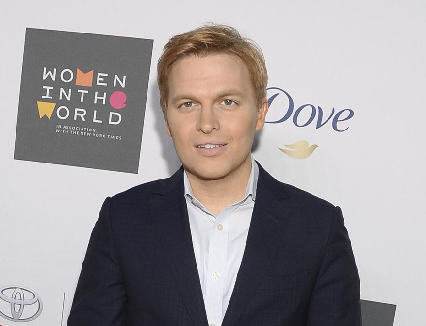 FILE - In this April 22, 2015 file photo, Ronan Farrow attends the Sixth Annual Women in the World Summit opening night in New York. Farrow, who has written extensively about sexual misconduct charges against Hollywood mogul Harvey Weinstein for the New Yorker magazine, has signed a three-year television deal with HBO. Farrow will develop and star in a series of documentary specials focused on the abuse of power by individuals and institutions, the network said. (Photo by Evan Agostini/Invision/AP, File)