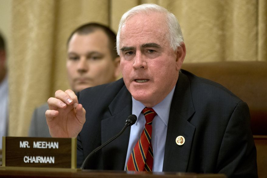 In this March 20, 2013, file photo, Rep. Patrick Meehan, R-Pa., speaks on Capitol Hill in Washington. (AP Photo/Jacquelyn Martin, File)