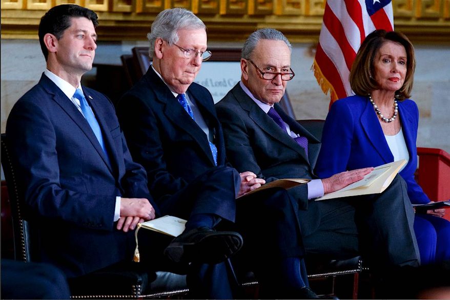 A new CNN poll said that 56 percent of Americans said that approving a budget agreement to avoid a shutdown was more important than continuing the Deferred Action for Childhood Arrivals program. Only 34 percent of respondents chose DACA over a government shutdown. (Associated Press)