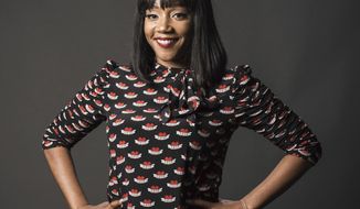 FILE - In this July 27, 2017 file photo, Tiffany Haddish poses for a portrait while promoting &amp;quot;The Last O.G.&amp;quot; during the Television Critics Association Summer Press Tour in Beverly Hills, Calif. Haddish got some love on Twitter for her fun-loving presentation of the Oscar nominees, including a few dance moves and a creative pronunciation or two. Haddish, a huge hit in “Girls Trip,” bantered her way through the proceedings, injecting some needed energy into the early morning affair and getting co-announcer Andy Serkis into the spirit. (Photo by Casey Curry/Invision/AP, File)