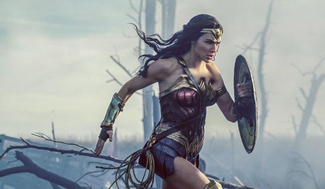 This image released by Warner Bros. Entertainment shows Gal Gadot in a scene from &amp;quot;Wonder Woman.&amp;quot;  The Patty Jenkins-directed blockbuster received zero Oscar nominations Tuesday, Jan. 23, 2018, even in a year that was surprisingly friendly to big budget hits. (Clay Enos/Warner Bros. Entertainment via AP)