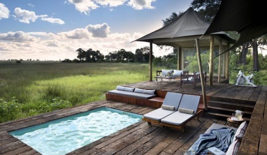 Live in the wild at Duba Plains Camp in the heart of the
Okavango Delta of Botswana.