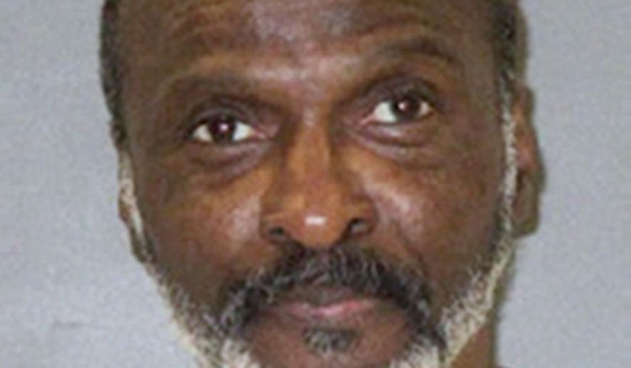 This undated photo provided by the Texas Department of Criminal Justice shows William Rayford, who is scheduled for execution Tuesday, Jan. 30, 2018, for the 1999 killing of his ex-girlfriend Carol Lynn Thomas Hall in Dallas. (Texas Department of Criminal Justice via AP)