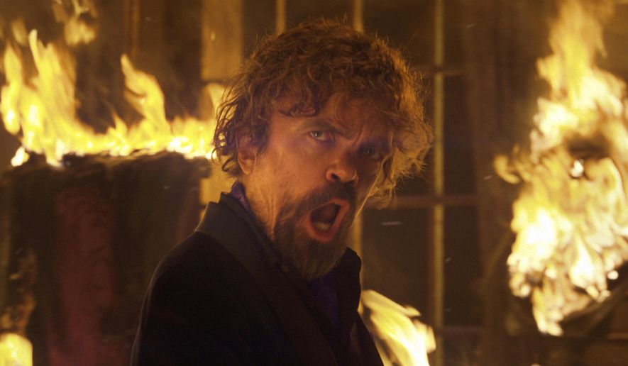 This photo provided by PepsiCo shows Peter Dinklage in a scene from the company's Doritos Blaze Super Bowl spot. For the 2018 Super Bowl, marketers are paying more than $5 million per 30-second spot to capture the attention of more than 110 million viewers. (PepsiCo via AP)