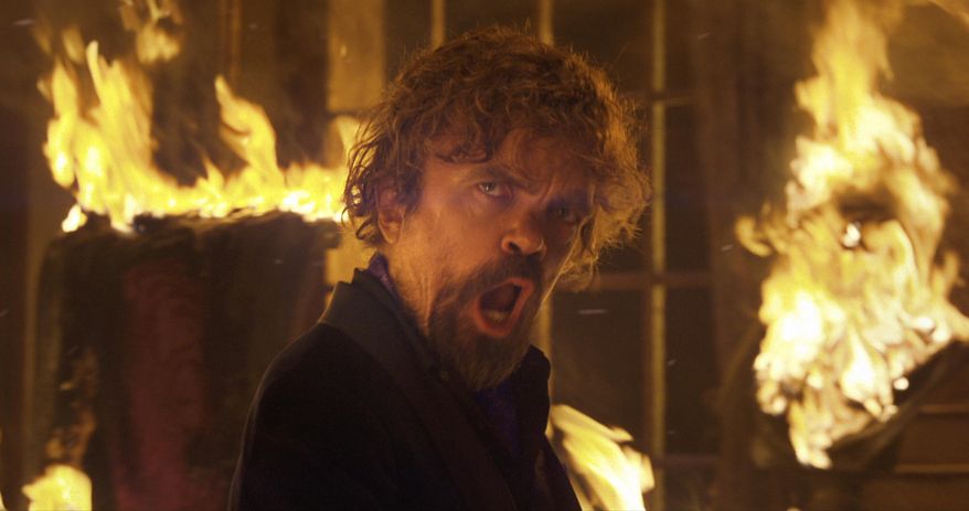 This photo provided by PepsiCo shows Peter Dinklage in a scene from the company's Doritos Blaze Super Bowl spot. For the 2018 Super Bowl, marketers are paying more than $5 million per 30-second spot to capture the attention of more than 110 million viewers. (PepsiCo via AP)