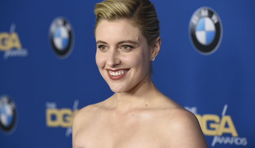 Greta Gerwig arrives at the 70th annual Directors Guild of America Awards at The Beverly Hilton hotel on Saturday, Feb. 3, 2018, in Beverly Hills, Calif. (Photo by Chris Pizzello/Invision/AP)