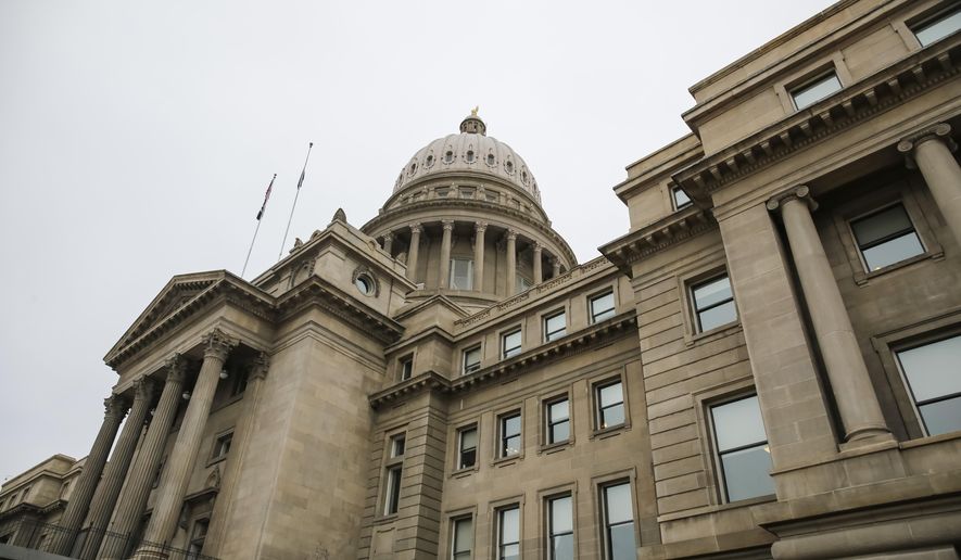 FILE - In this Jan. 11, 2016, file photo, the Idaho state Capitol building is shown in Boise, Idaho. The 2018 Idaho gubernatorial election continues to ramp up as the May primary election inches closer. (AP Photo/Otto Kissinger, file)