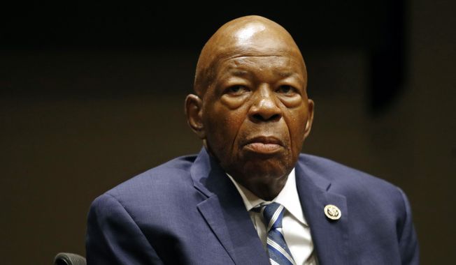 In this Oct. 30, 2017, file photo, Rep. Elijah Cummings, D-Md., participates in a panel discussion during a summit on the country&#x27;s opioid epidemic at the Johns Hopkins Bloomberg School of Public Health in Baltimore. A post on the congressman’s Facebook page for re-election says 91-year-old Ruth Elma Cummings died Monday, Feb. 5, 2018.  (AP Photo/Patrick Semansky, File) **FILE**
