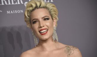 Halsey attends the Fashion Week amfAR Gala New York at Cipriani Wall Street on Wednesday, Feb. 7, 2018, in New York. (Photo by Evan Agostini/Invision/AP)