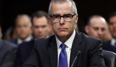 Andrew McCabe
As Deputy Director, McCabe and the FBI knew, but did not tell the judge the dossier was a partisan scandal sheet financed by Hillary Clinton and the DNC. 

Agents bolstered the dossier by citing the Fusion-inspired Yahoo News story on Trump aide Carter Page that was actually not a second source, but was based on the same dossier. Mr. Steele lied to the FBI by saying he had not spoken to Yahoo News, when in fact he had, the Senate report said.

 The FBI planned to pay Mr. Steele to continue investigating Mr. Trump. But the bureau suspended him in late October when he went to Mother Jones magazine and disclosed the collusion investigation.

 Yet, the FBI continued to cite the Yahoo News story as corroboration in three subsequent wiretap renewals, the Senate report said.