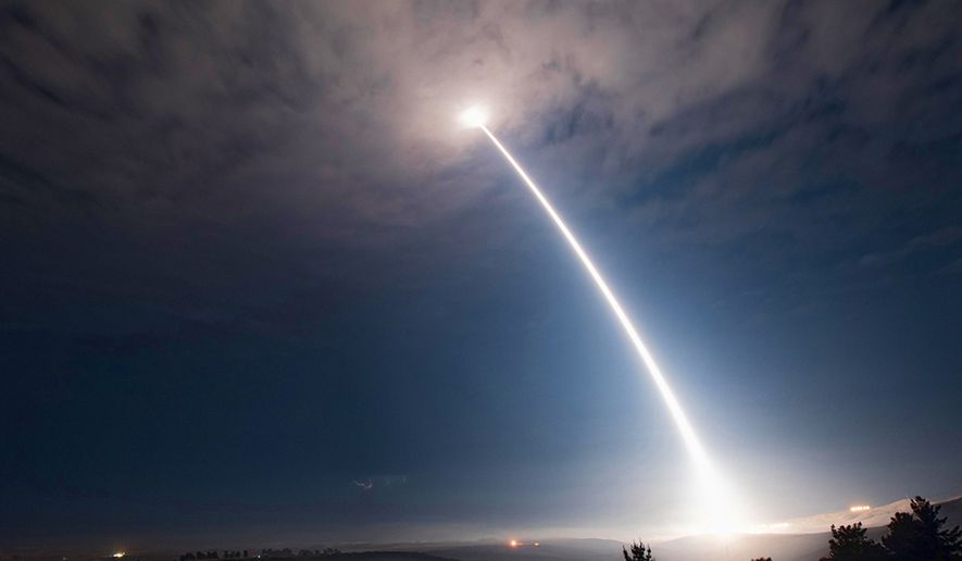 Depicted in this undated file photo is the launch of a Minuteman missile  **FILE**