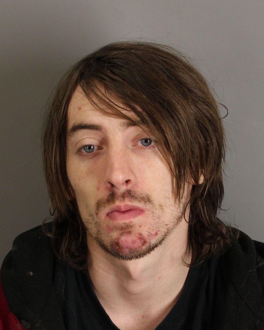This undated image provided by the Jefferson County Sheriff's Office shows Mark Avrey Rudd. Rudd. a 27-year-old Southeast Texas man has been arrested after federal agents said a search of his home turned up homemade bombs and bomb-making materials, Friday, Feb. 9, 2018. (Jefferson County Sheriff's Office via AP)