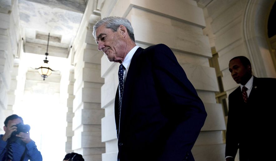 Special counsel Robert Mueller gave no indication about his next move with the indictments of 13 Russian operatives. (Associated Press/File) **FILE**