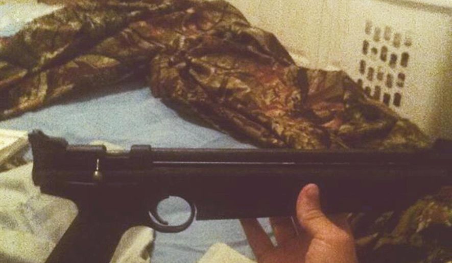 This photo posted on the Instagram account of Nikolas Cruz shows a weapon being held. Cruz was charged with 17 counts of premeditated murder on Thursday, Feb. 15, 2018, the day after opening fire with a semi-automatic weapon in the Marjory Stoneman Douglas High School in Parkland, Fla. (Instagram via AP)