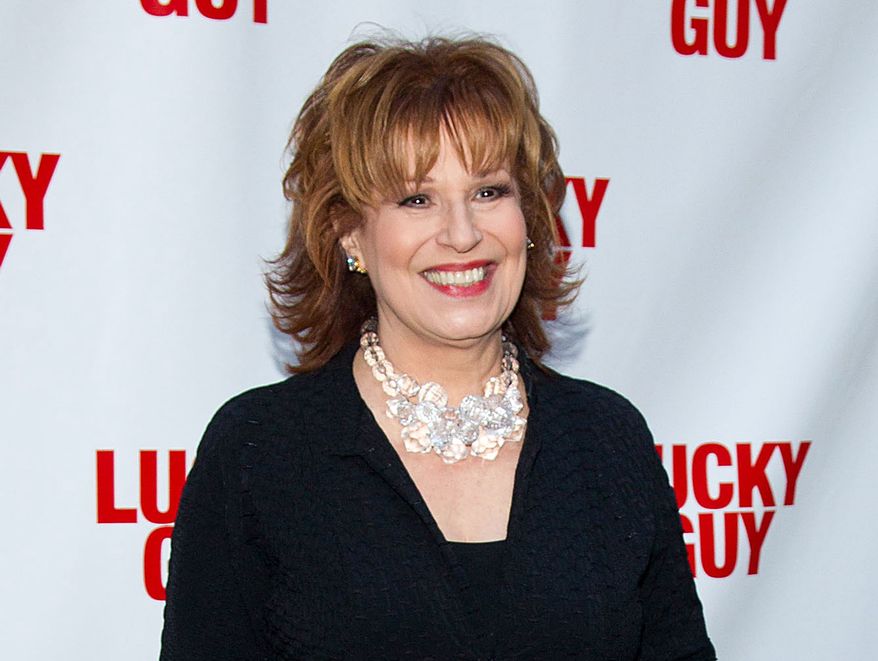 FILE - In this April 1, 2013 file photo, TV personality Joy Behar arrives at the &quot;Lucky Guy&quot; Opening Night in New York. Behar is returning to &amp;#8220;The View&amp;#8221; as a co-host, part of an overhauled panel that also will include newcomers Candace Cameron Bure and Paula Faris. ABC News said Tuesday, Aug. 24, 2015, that the trio will join returning moderator Whoopi Goldberg and co-hosts Raven-Symon&amp;#233; and Michelle Collins on the daytime talk show. (Photo by Dario Cantatore/Invision/AP, File)