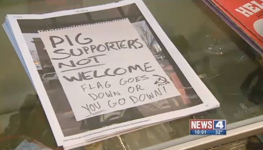 Cherri Elder, the owner of Elder's Antiques on Cherokee Antique Row in St. Louis, said she and others in the area are being harassed and even threatened for supporting law enforcement. (KMOV)