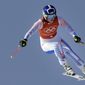 United States&#39; Lindsey Vonn competes in women&#39;s downhill training at the 2018 Winter Olympics in Jeongseon, South Korea, Tuesday, Feb. 20, 2018. (AP Photo/Luca Bruno)