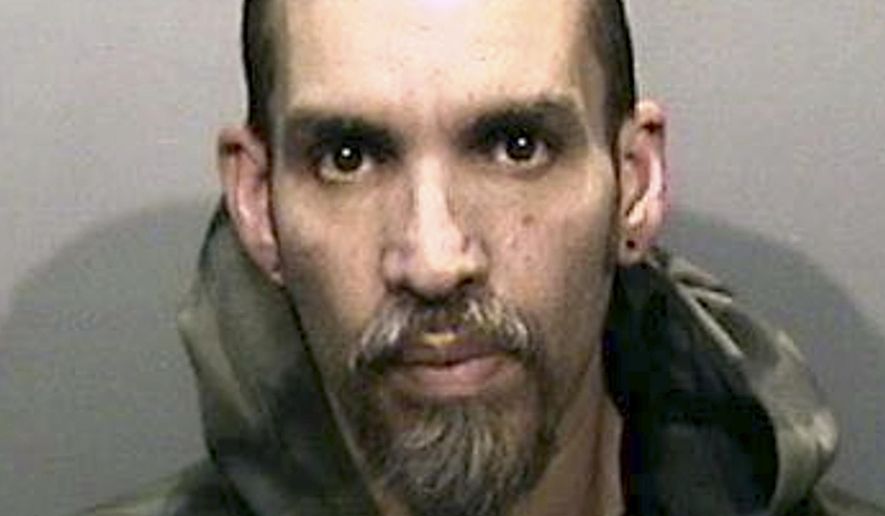 FILE - This June 5, 2017, file photo released by the Alameda County Sheriff's Office shows Derick Almena at Santa Rita Jail in Alameda County, Calif. An Alameda County Superior Court judge on Tuesday, Feb. 20, 2018, set a July 16 trial date for Almena and Max Harris, who the judge previously said had a "substantial" role in managing the Ghost Ship warehouse.(Alameda County Sheriff's Office via AP, File)