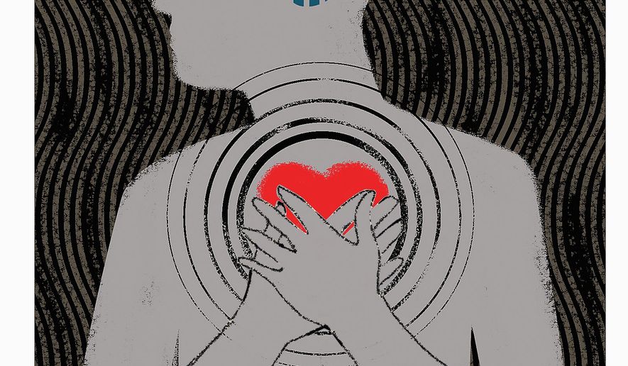Illustration on the rising tyranny of emotional reaction in creating public policy by Linas Garsys/The Washington Times