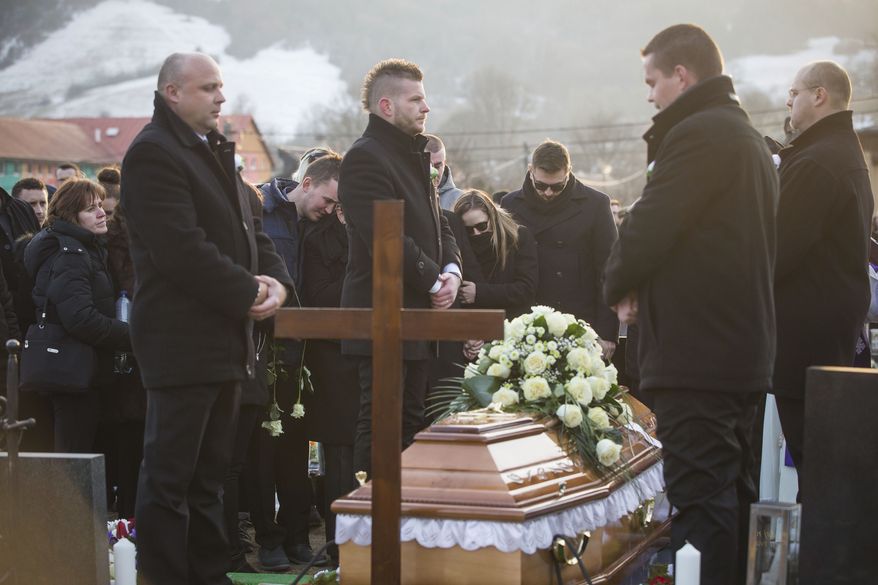Investigative journalist Jan Kuciak was killed Saturday in Stiavnik, Slovakia, while he was working on a story about the activities of Italian Mafia in his country and their links to people close to Prime Minister Robert Fico. (Associated Press/File)