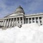 The Utah State Capitol is shown Wednesday, March 7, 2018, in Salt Lake City. Utah lawmakers are using their last two days of the legislative session to finalize a $16.7 billion budget plan that includes $10 million to help tackle homelessness and $8.5 million to get the state&#39;s Winter Olympics facilities ready to bid for the games again. (AP Photo/Rick Bowmer)