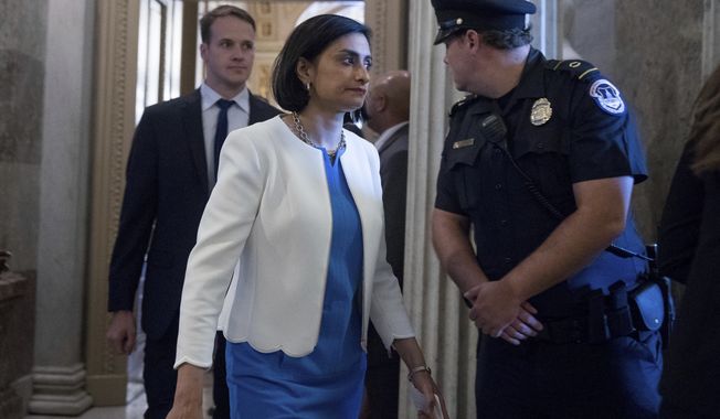 Seema Verma, who oversees federal insurance programs, in announcing the decision to Idaho Gov. C.L. Otter, wrote Obamacare &quot;remains the law and we have a duty to enforce and uphold the law.&quot;  (Associated Press) 