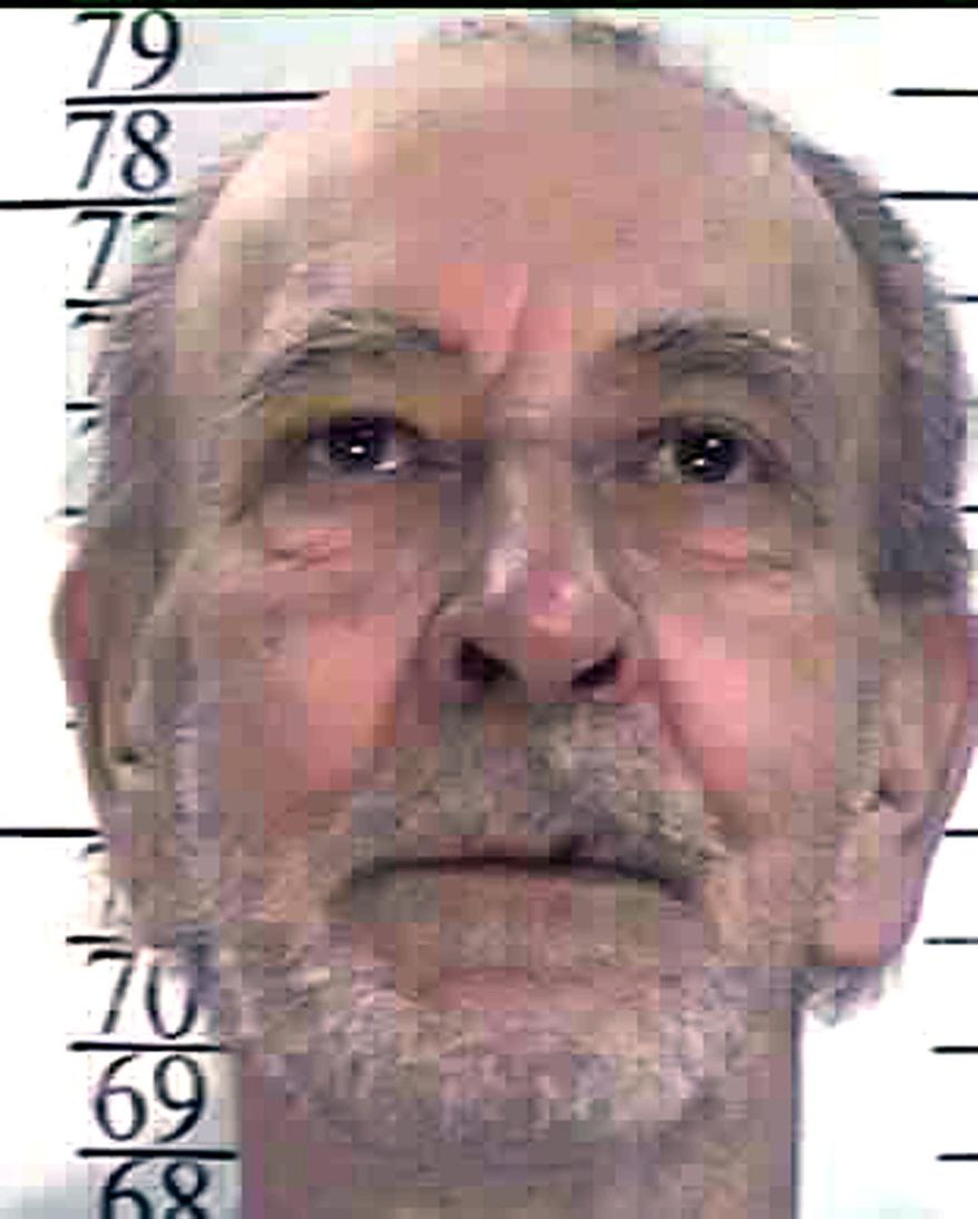 FILE--This undated file photo released by the Nevada Department of Corrections shows inmate Raymond Wallace Shuman. Before he passed away on Feb. 2, 2018, Shuman was in the Nevada prison system longer than any of the more than 13,000 other living inmates. (Nevada Department of Corrections via AP, file)
