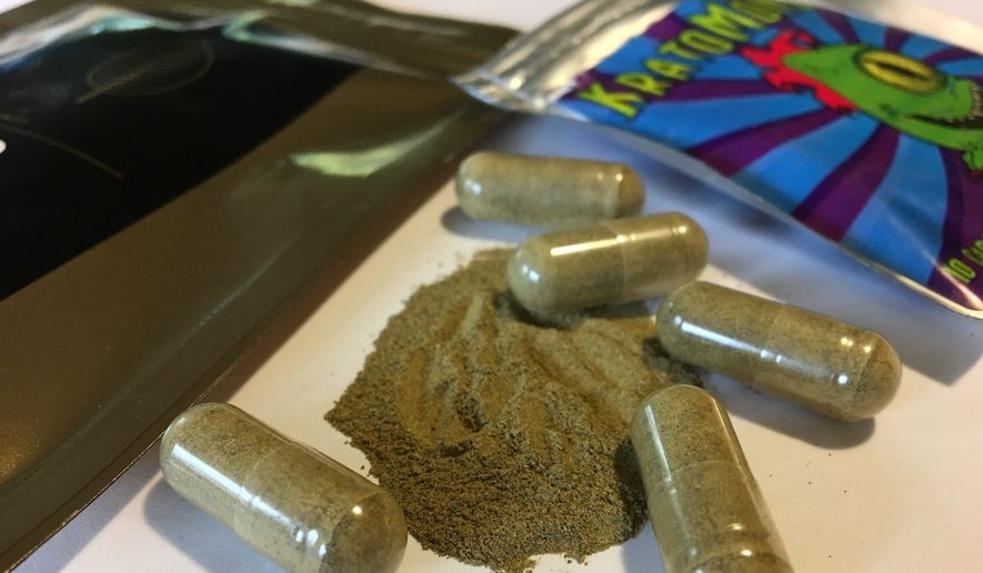 At least 27 states have reported salmonella cases involving kratom, an herbal powder that is popular as a stimulant and a sedative, usually consumed raw or in tea. (Associated Press) ** FILE **