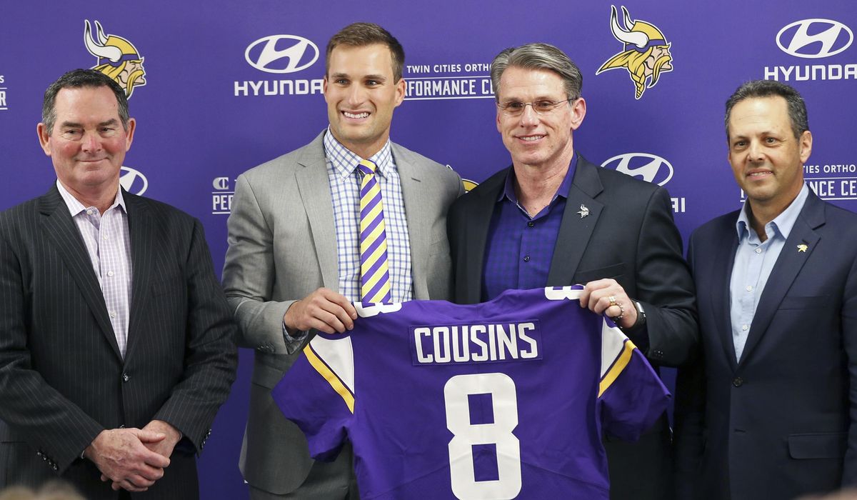 Kirk Cousins cracks top 20 of NFLPA's Players Sales List