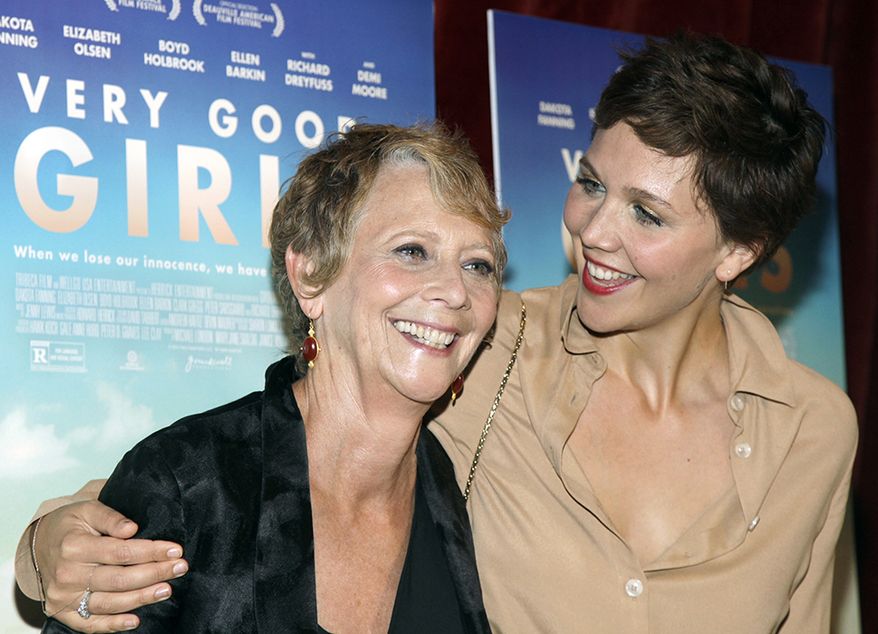 Naomi Foner and daughter Maggie Gyllenhaal.
Maggie Gyllenhaal, actress.
Naomi Foner, screenwriter and director. (Photo by Andy Kropa/Invision/AP)