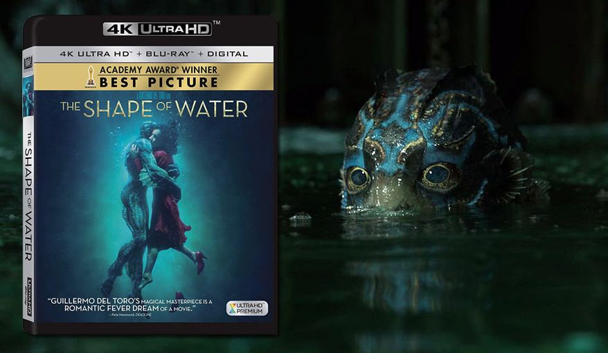 An amphibious humanoid co-stars in "The Shape fo Water," now available on 4K Ultra HD from 20th Century Fox Home Entertainment.