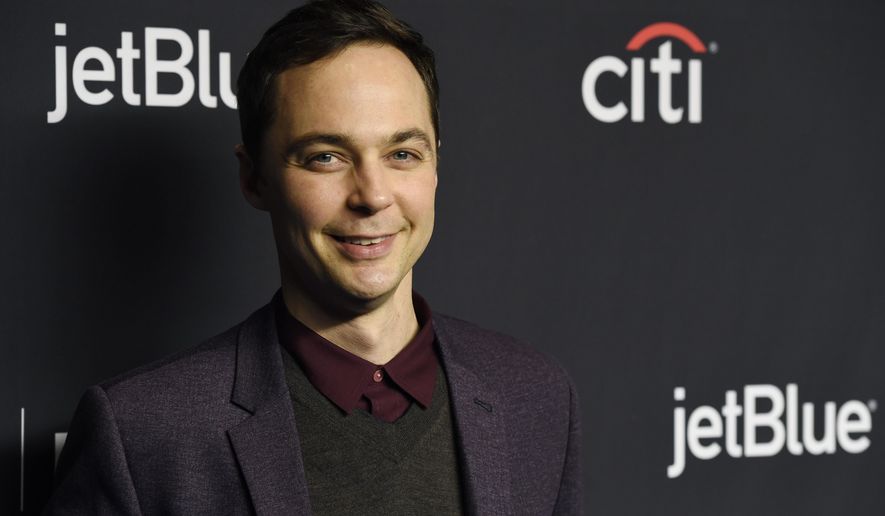 Jim Parsons, a cast member in the television series &amp;quot;The Big Bang Theory,&amp;quot; poses during the 35th annual PaleyFest at the Dolby Theatre on Wednesday, March 21, 2018, in Los Angeles. (Photo by Chris Pizzello/Invision/AP)