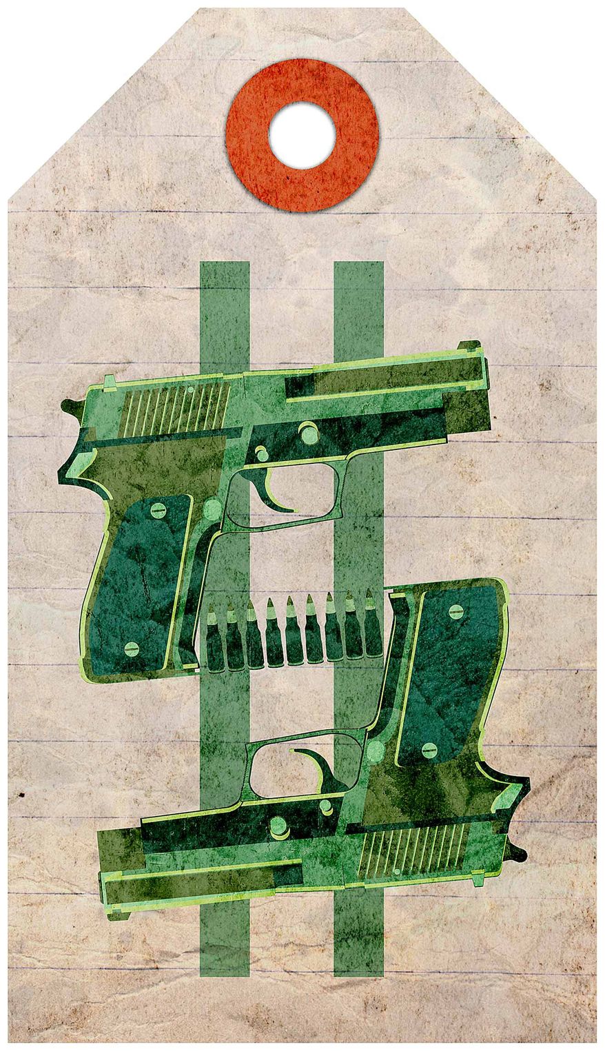 The Price of Guns Illustration by Greg Groesch/The Washington Times