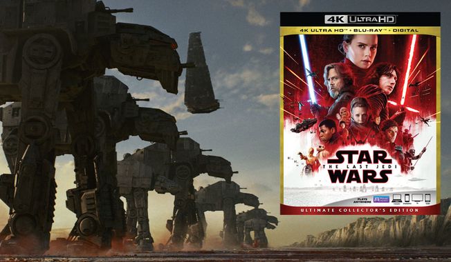 The First Order&#x27;s version of the infamous Walkers as seen in &quot;Star Wars: Episode VIII — The Last Jedi, Ultimate Collector&#x27;s Edition,&quot; now available on 4K Ultra HD from Walt Disney Studios Home Entertainment.