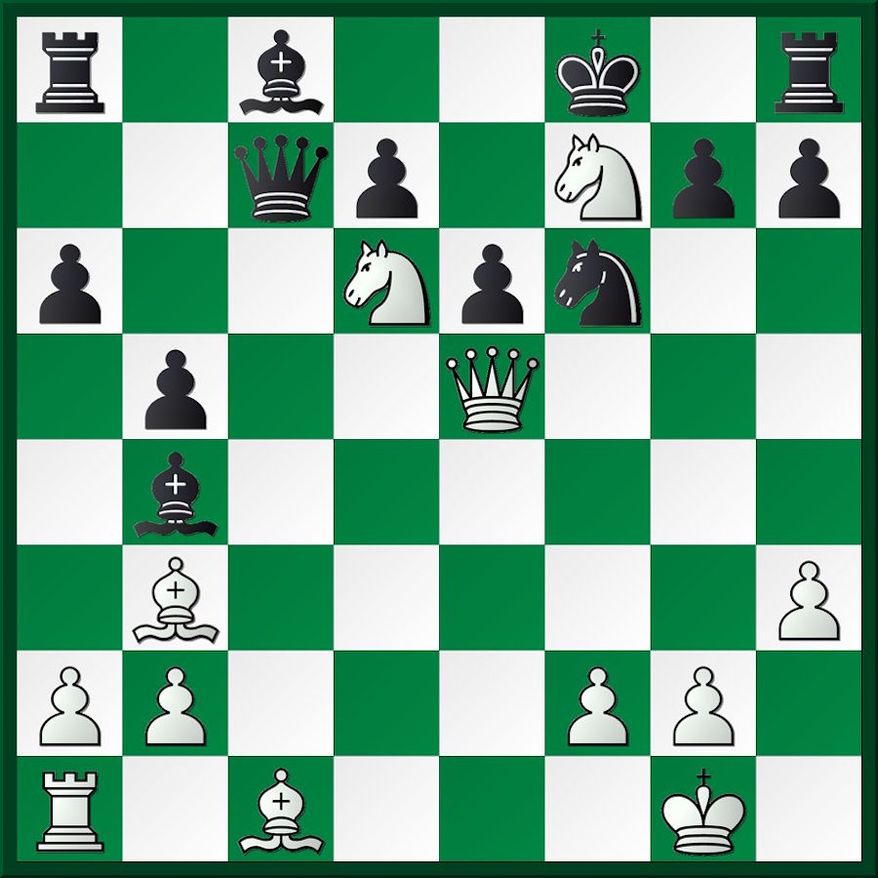 Kieseritzky-von Eckstaedt after 19...Bb4.
