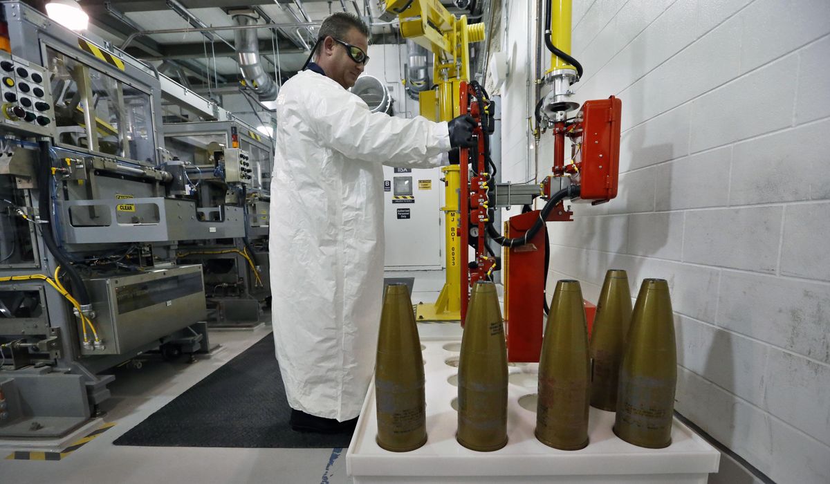 NextImg:U.S. set to destroy its last chemical weapons, closing a deadly chapter dating to World War I